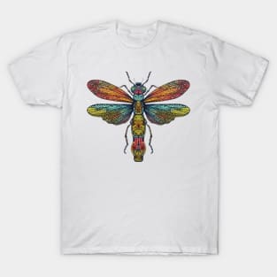 Ornamental rainbow dragonfly T-Shirt